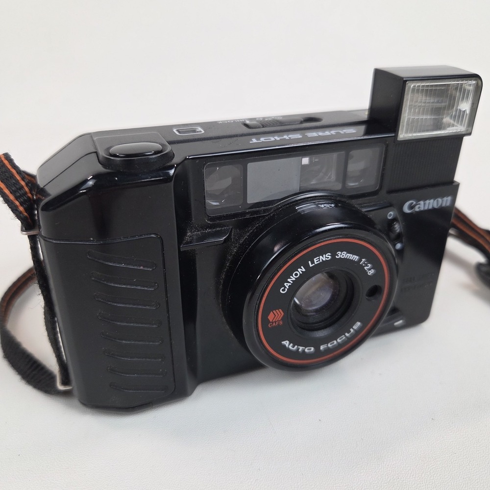 Canon Sure Shot Vintage 35mm Film Camera 38mm f/2.8 - Powers On - Picture 2 of 15